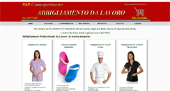 Desktop Screenshot of camiciperlavoro.com
